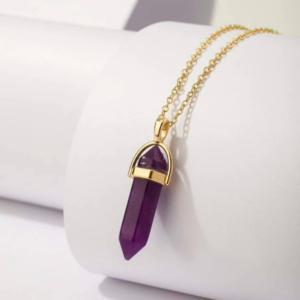 Amethyst Crystal necklace